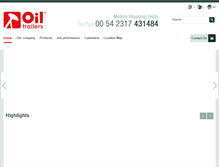 Tablet Screenshot of oiltrailers.com.ar